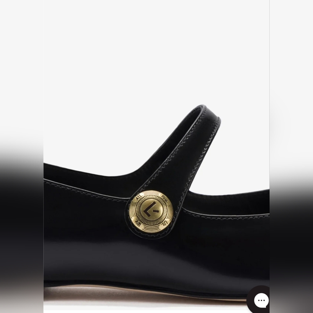 Larroude Black Pointed Toe Flats - Picture 5 of 16